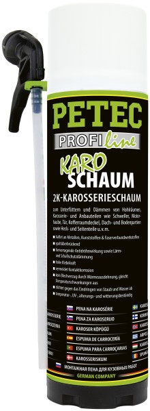 2K Karosserieschaum Anthrazit in Sprühdose - Ideal für Auto Reparatur