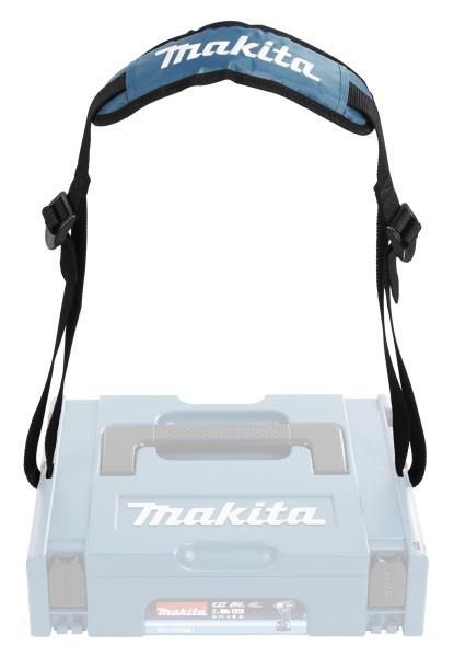 Makita Schultergurt für MAKPAC in Blau - Praktisches Transportzubehör