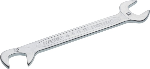 HAZET Doppel Maulschlüssel 12mm, verchromt, 15/75°, geschmiedet - Made In Germany