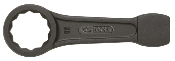 KS TOOLS Schlag-Ringschlüssel 13800g - Hochwertiger Einringschlüssel mit FlankTraction-Profil für sc