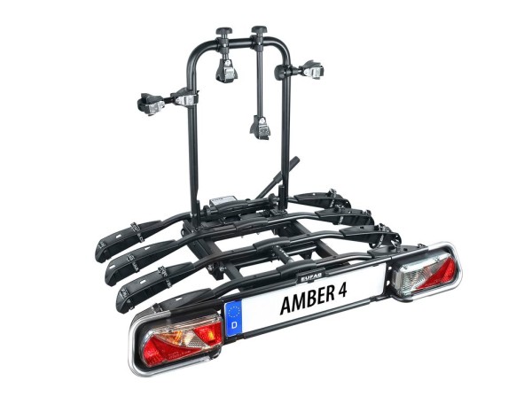 EUFAB Amber IV Kupplungsträger - Sicher für 4 Fahrräder/E-Bikes