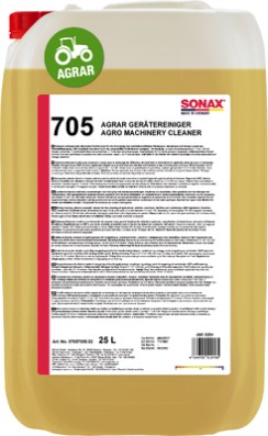 SONAX AGRAR Gerätereiniger 25L - Alkalisch, NSF-zertifiziert, Lack-schonend