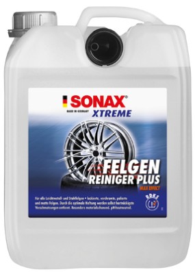 SONAX Xtreme FelgenReiniger Plus - Intensiver 5-Liter-Felgenreiniger für professionelle Autoaufberei