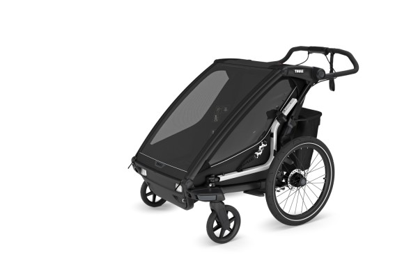 Thule Chariot Sport 2 Zweisitzer Kinderanhänger Schwarz