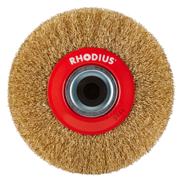 RHODIUS MRBWST 125 - effektive Rundbürste (125 x 18 x 27 x 20,00) für Feilenarbeiten