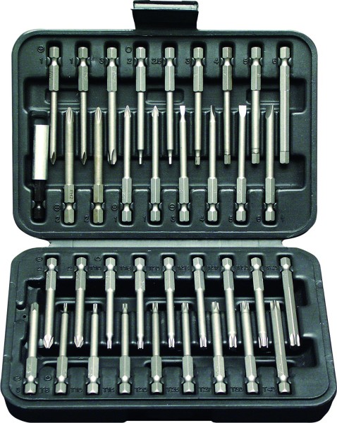 Werkzeug Bit-Set 36-tlg 1/4 Zoll Box - 75mm Bits