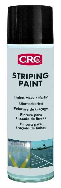 Striping Paint Linien-Markierfarbe: Hochleistungs-Spraydose 500ml, Schwarz, von CRC INDUSTRIES