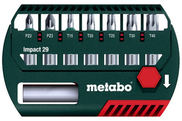 METABO Bit-Box Impact 29: Premium Pozidriv PZ Bits für Bohr- und Schlagschrauber