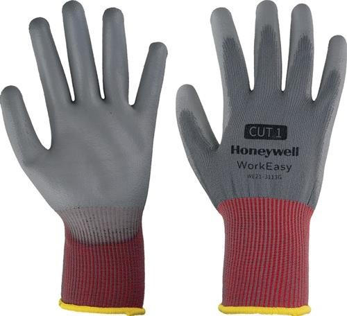 HONEYWELL Workeasy 13G Handschutz - Größe 9, Grau/Rot - Perfekt für professionelle Anforderungen