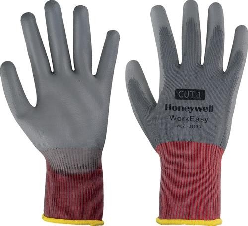 HONEYWELL Workeasy 13G Handschuhe Grau/Rot Größe 10