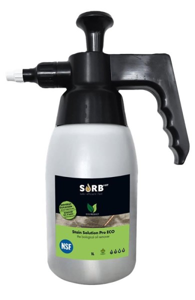 SORB XT Eco-Freundlicher Stain Solution Pro 1L Sprayer für 6-10 m² - Premium Flecken Entferner