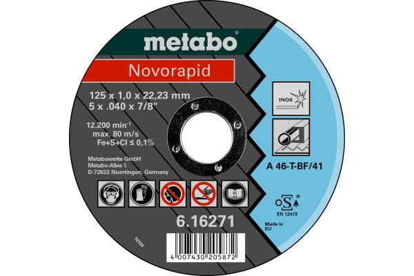 METABO Trennscheiben A 46 T Novorapid Inox: Premium Zubehör für optimale Performance