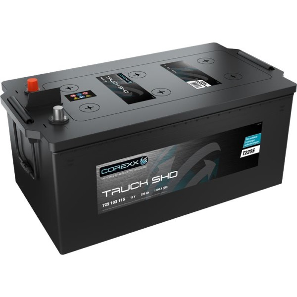 12V LKW Batterie COREXX Truck 725 103 SHD225AH – Hohe Leistung und Zuverlässigkeit