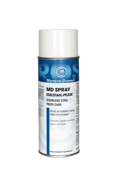 MARSTON-DOMSEL MD-Spray 400ml - Professioneller Edelstahlreiniger und Pflegespray