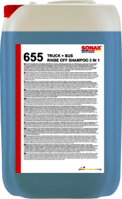 SONAX NuFa SpezialShampoo 2in1 Kanister - Effektives Autoshampoo mit Integriertem Ablaufeffekt - 25