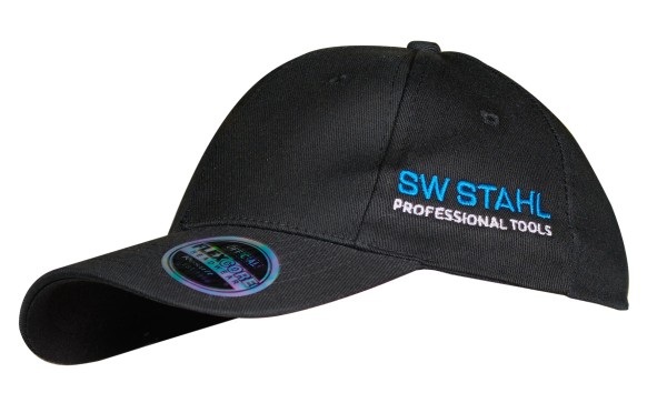 SW-Stahl Cap Größe S/M, Robuste Baumwolle-Elasthan Mischung, Verstärktes Stirnteil, Umweltfreundlich