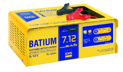 Ladegerät Batium 7-12 Volt 6/12 von GYS: Optimal zum Laden & Zubehör für Autos
