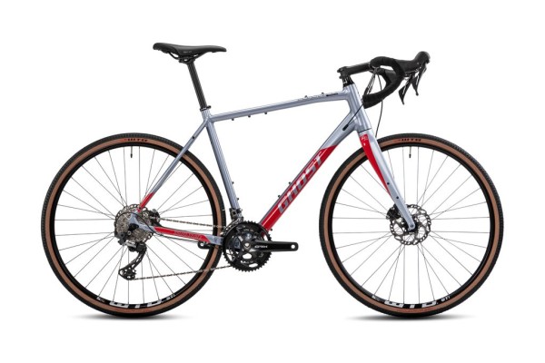 Ghost Road Rage Advanced Gravel Bike - Größe M, Blau/Grau, Glossy