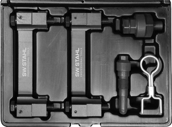 SW-STAHL Motor-Einstellwerkzeug Set für Audi 2.4, 3.2 und 4.2 FSI - Spezialwerkzeug für Nocken-, Kur
