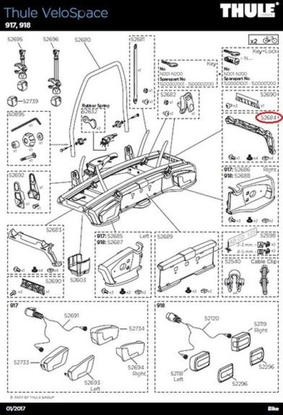 MtgBag Endcap wheeltrayR 917/8 917/8