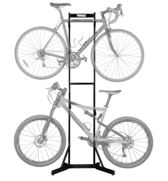 Thule Bike Stacker - Freistehender Fahrradträger für 2 Bikes, 40kg