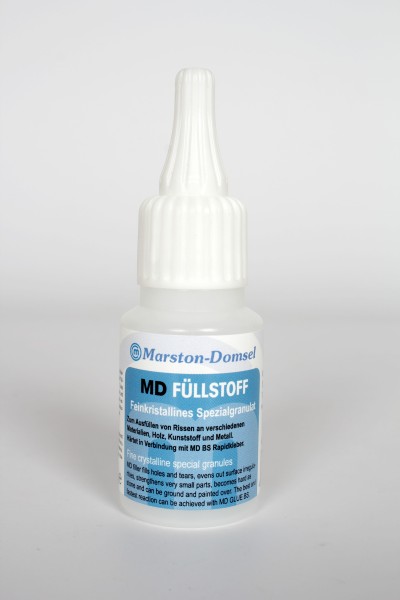 MD-Füllstoff Flasche von MARSTON-DOMSEL: 20g hochwertiges Klebstoffzubehör