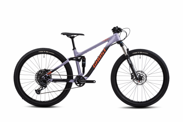 Ghost Riot Youth Pro AL U Mountainbike 27,5" - Lila Grau/Schwarz/Orange