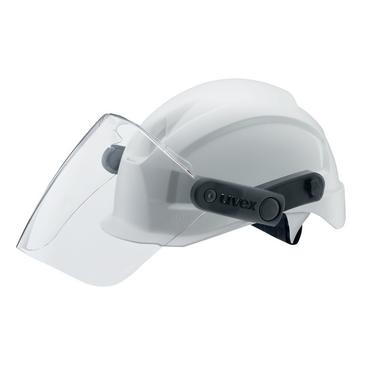 UVEX pheos Gesichtsschutzvisier - Robuster Schirm für Helm, mit mechanischen Hebelarmen und UV 400 S