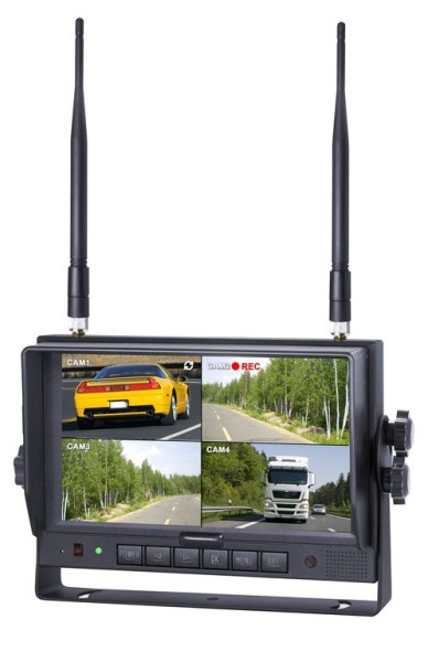 Vignal Rückfahrvideosystem 7" Bildschirm 12/24V für LKW & Wohnmobil