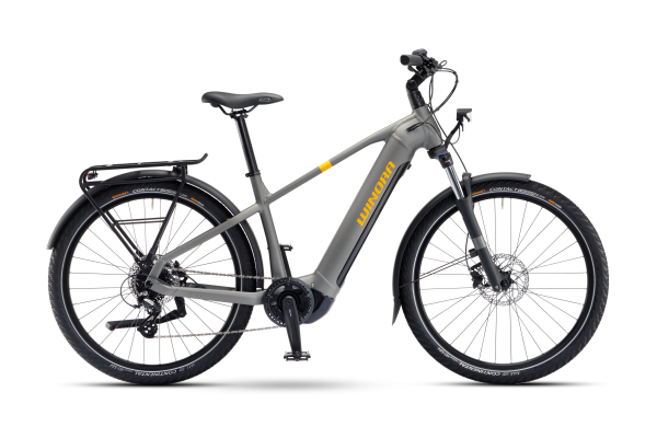 WINORA Yucatan X8 Quarz matt E-Bike: Premium Aluminiumrahmen, Yamaha Motor, 27.5 Zoll