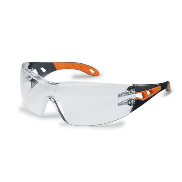 UVEX Pheos SV Excellence Schutzbrille Schwarz/Orange